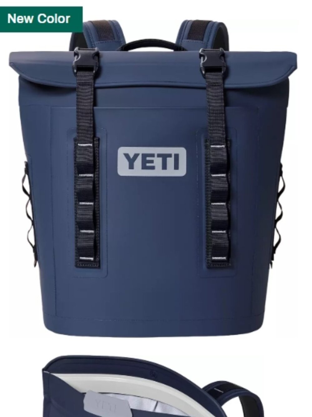 YETI Hopper M12 Soft Backpack Cooler - Navy Blue